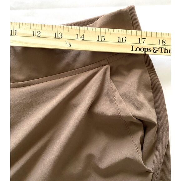 Athleta Brooklyn Ankle Pants Mineral Brown Semi-Fitted Lightweight Slim Fit 14 - Picture 7 of 10